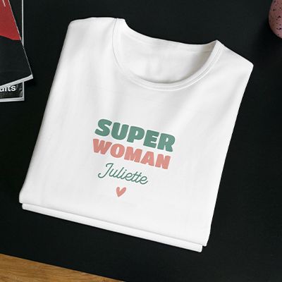 Tee shirt personnalisé femme - Super