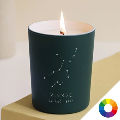 Bougie personnalisée Constellation - Vierge