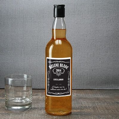 Bouteille de whisky personnalisée - Message