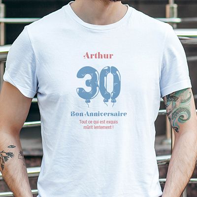Tee shirt personnalisé homme - Ballons