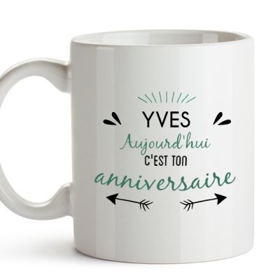 Mug personnalisé pour un Yves