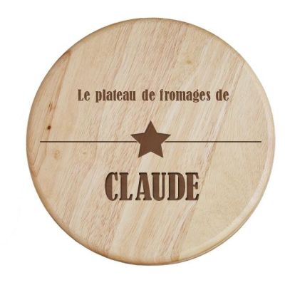 Set à fromage personnalisé pour un Claude