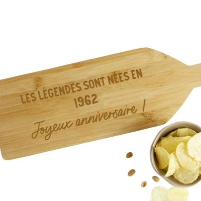 Planche à apéritif message générique année 1962