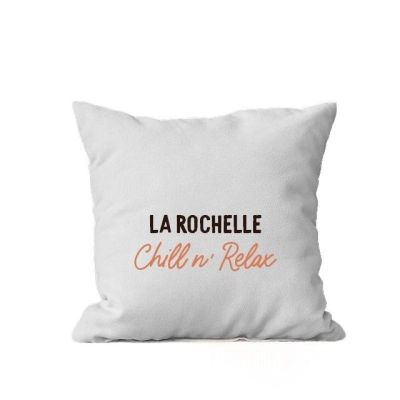 Coussin personnalisé La Rochelle