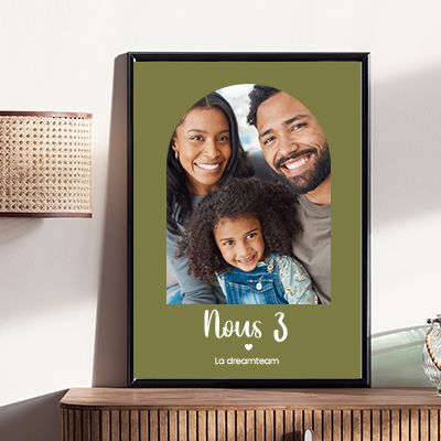 Affiche personnalisée - Instantané d'Amour