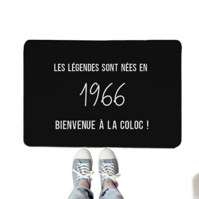 paillasson message homme né en 1966