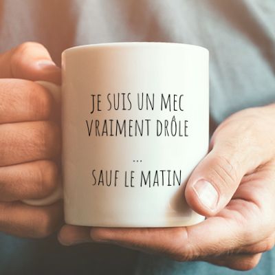 Mug personnalisé message 