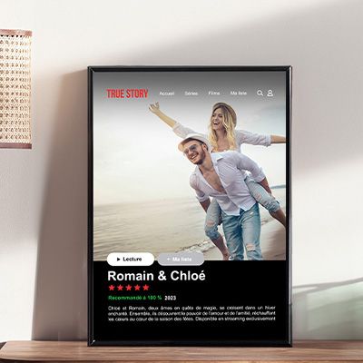 Affiche Netflix personnalisée