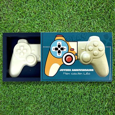 Coffret Manette de jeux vidéos en chocolat