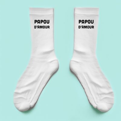 Chaussettes personnalisées - Message