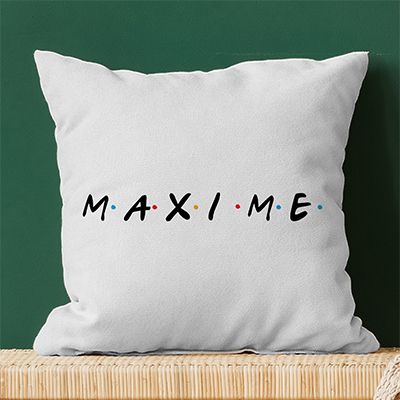 Coussin personnalisé - Bande de potes