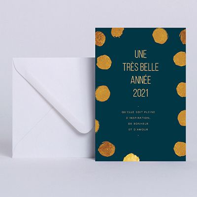 Carte de voeux Bonne Année