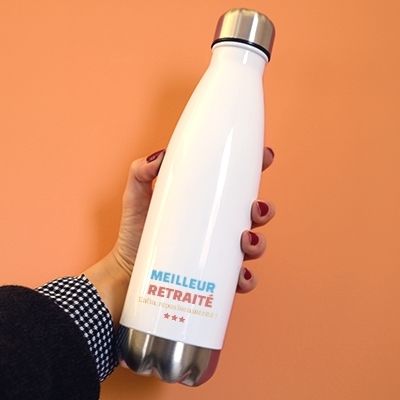 Gourde personnalisable - Meilleur Retraité