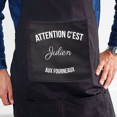Tablier personnalisé prénom