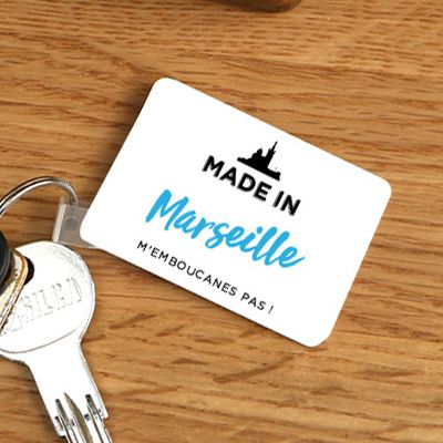 Porte clés personnalisable - Made In Marseille