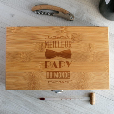 Coffret sommelier 5 accessoires - Meilleur Papy