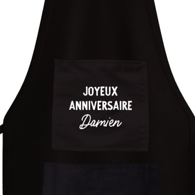Tablier de cuisine personnalisé pour un Damien
