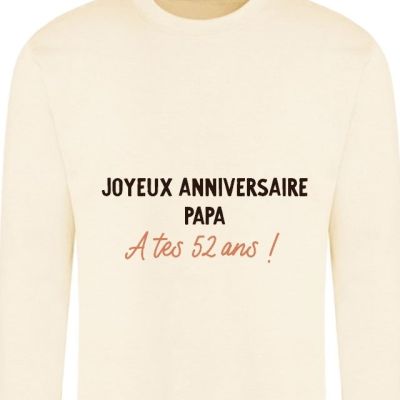 Sweat message papa 52 ans