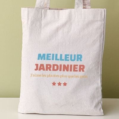 Tote bag personnalisable - Meilleur Jardinier