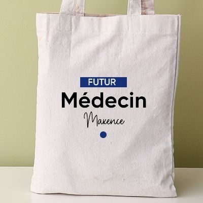 Tote bag personnalisable - Futur médecin