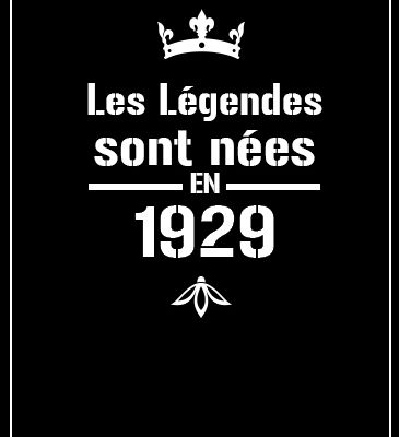Affiche légendes année 1929