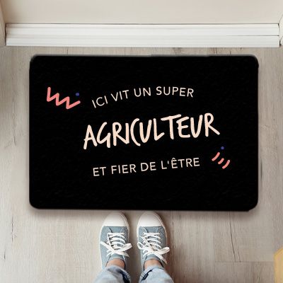 Paillasson personnalisé - Agriculteur