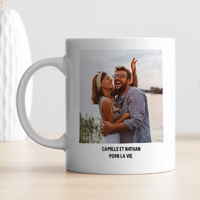 Mug personnalisé - Photo et texte