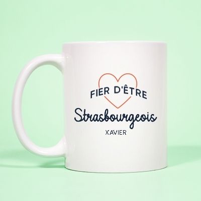 Mug personnalisé - Fier d'être Strasbourgeois