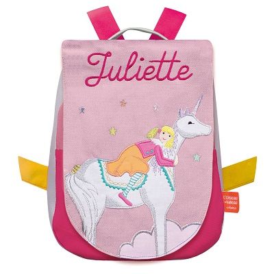 Sac à dos brodé Licorne