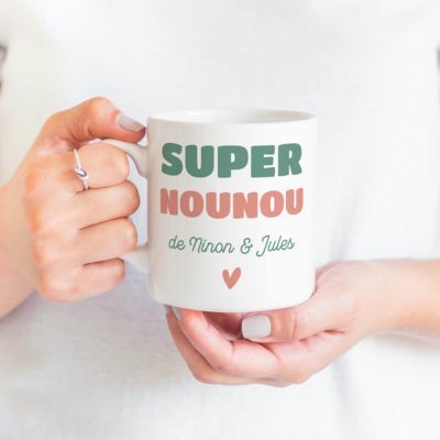 Mug Nounou. Cadeau Nounou. Cadeau Assistante Maternelle. Mug