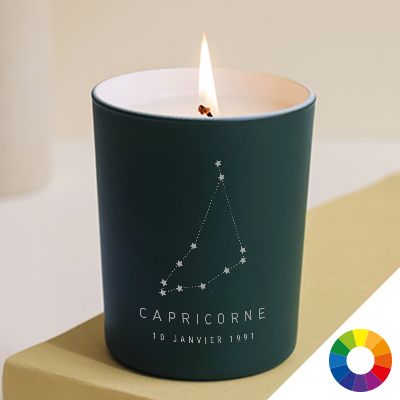 Bougie personnalisée Constellation - Capricorne