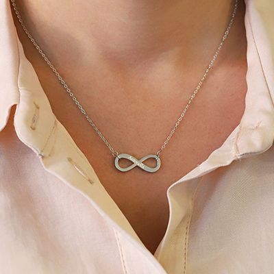Collier infini personnalisé pour Femme - Prénom