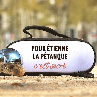 Sacoche de pétanque personnalisable - Message