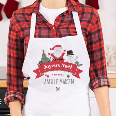 Tablier personnalisé Noël