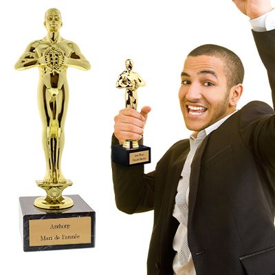 Le Trophée Personnalisé - Statuette Oscar