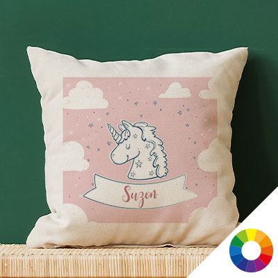 Coussin personnalisé - Licorne