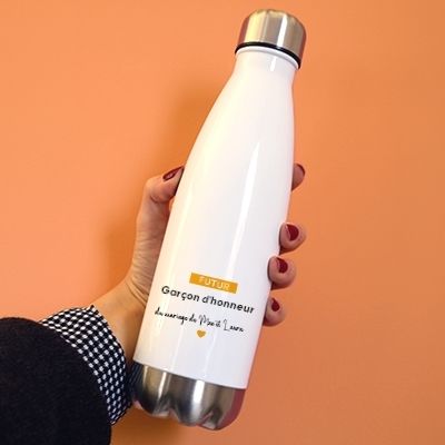 Gourde personnalisable - Futur garçon d'honneur