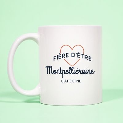 Mug personnalisé - Fière d'être Montpelliéraine