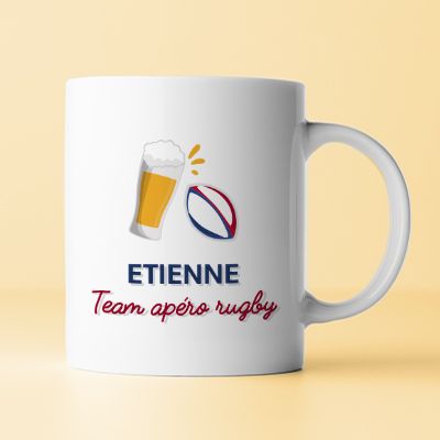 Mug personnalisé - Apéro rugby