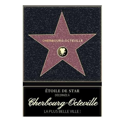 Affiche etoile de star personnalisé Cherbourg-Octeville