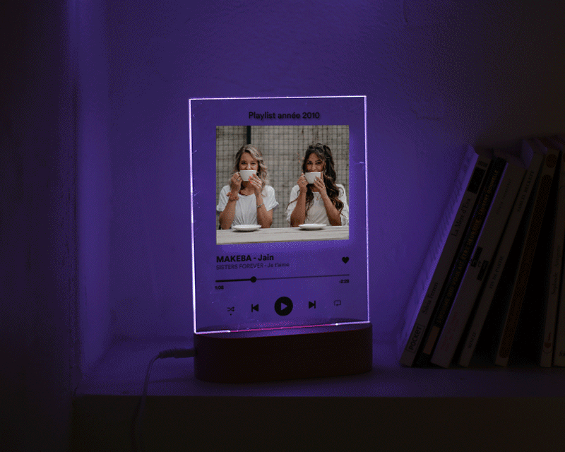 Lampe 3D personnalisée - Spotify