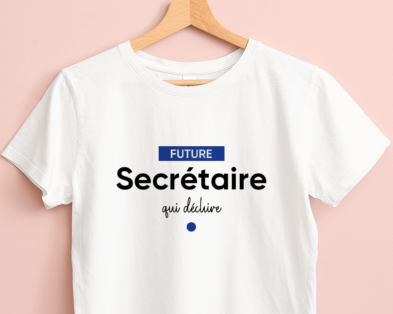 T-shirt Femme personnalisable - Future secrétaire