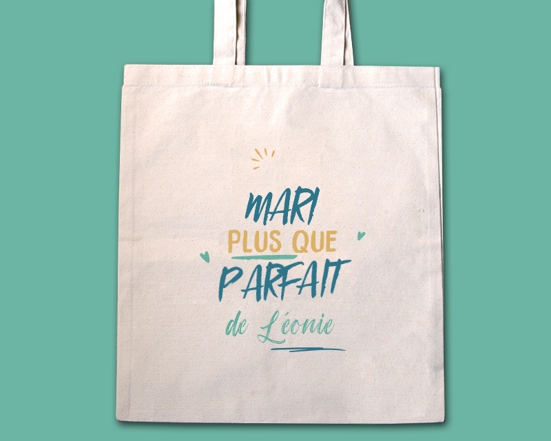 Tote bag personnalisé - Mari le plus...
