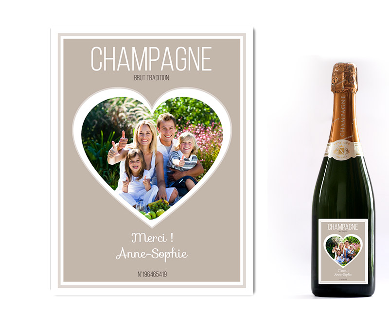 Champagne Coeur Photo