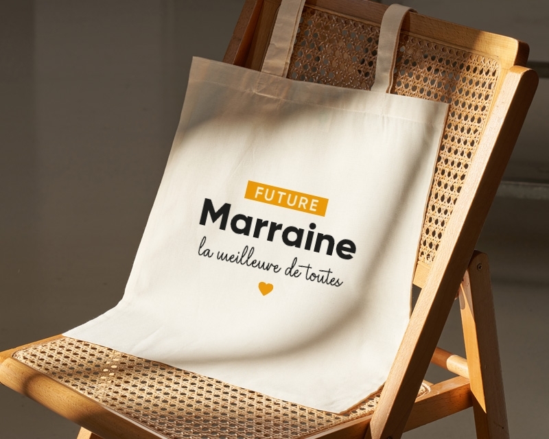Tote bag personnalisable - Future marraine