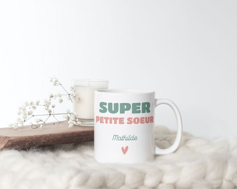 Mug personnalisé - Super Petite Sœur