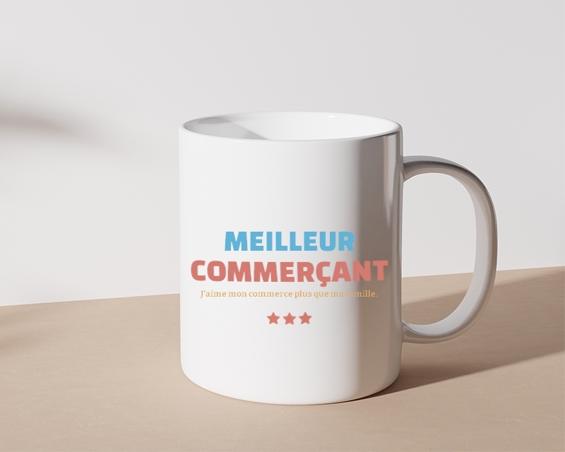 Mug personnalisable - Meilleur Commerçant