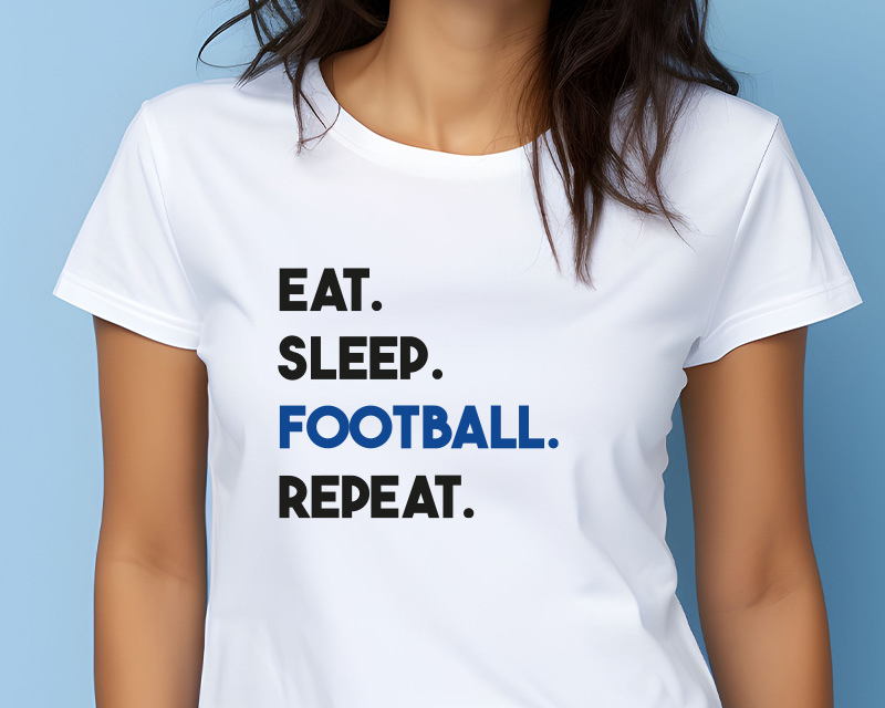 T-shirt femme personnalisé - Message Football