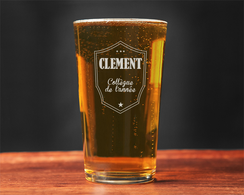 Verre à Bière Blason