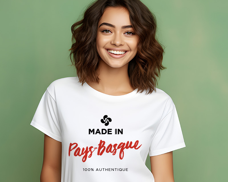 T shirt Femme personnalisé - Made In Pays Basque
